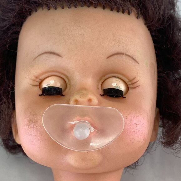 Vintage Ozen Sleepy Eye Baby Doll Sound Box with Disk Not Working - Picture 2 of 10